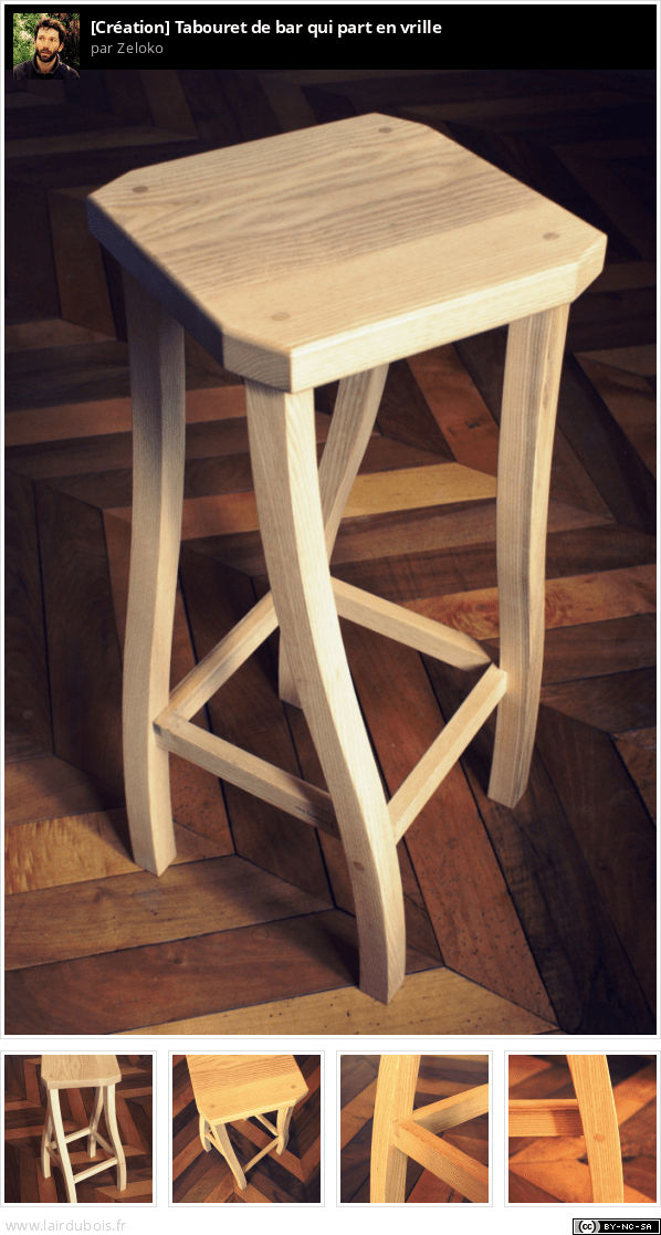 Tabouret de bar qui part en vrille