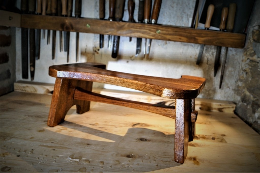 Tabouret De Toilette Physiologique En Bois - Fabriqué En France