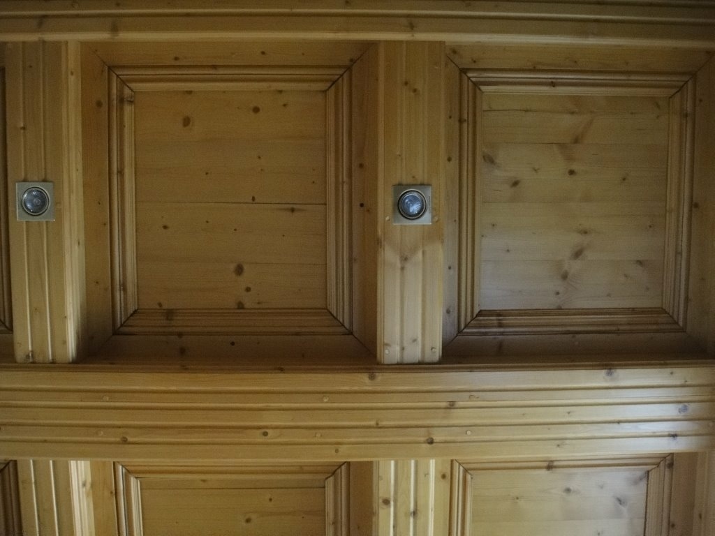 Plafond a caisson bois
