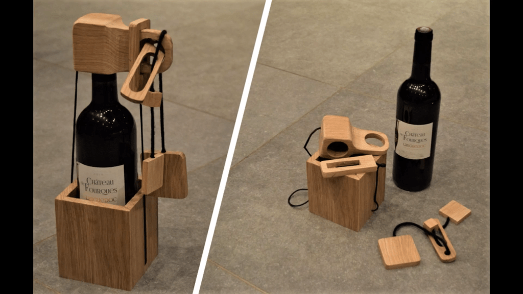 Pas à pas] Fabriquer un casse-tête pour une bouteille de vin par Built for  Fun sur L'Air du Bois