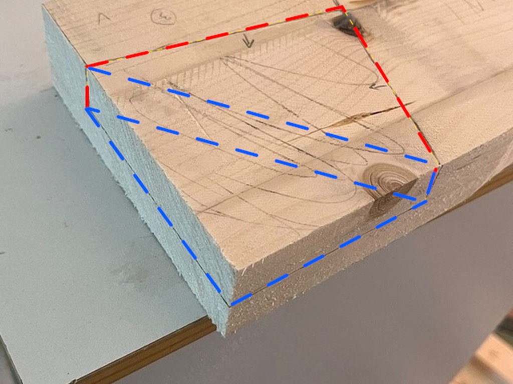 Comment utiliser un trusquin et tracer un trait de découpe 