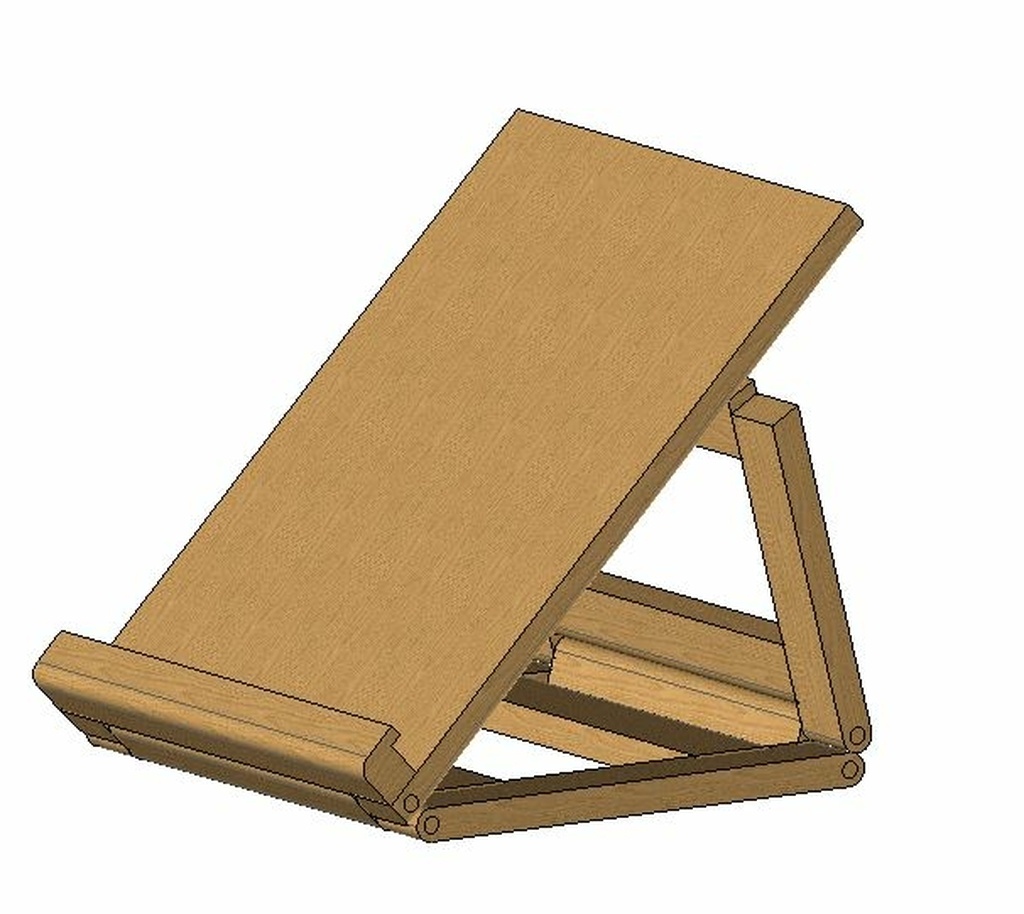 Comment fabriquer un support tablette en bois 