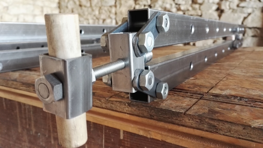 Jeu de 3 serre-joints métal