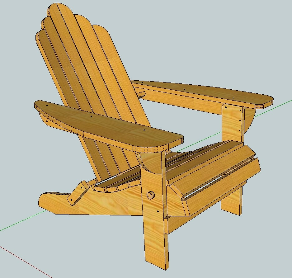 Plan Adirondack En Cm