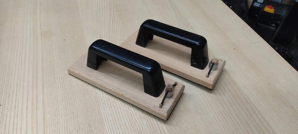 2 Bâtons Poussoirs De Sécurité Pour Menuiserie - ABS, 42 Cm, Pour Scie Table, Dégauchisseuse, Toupie