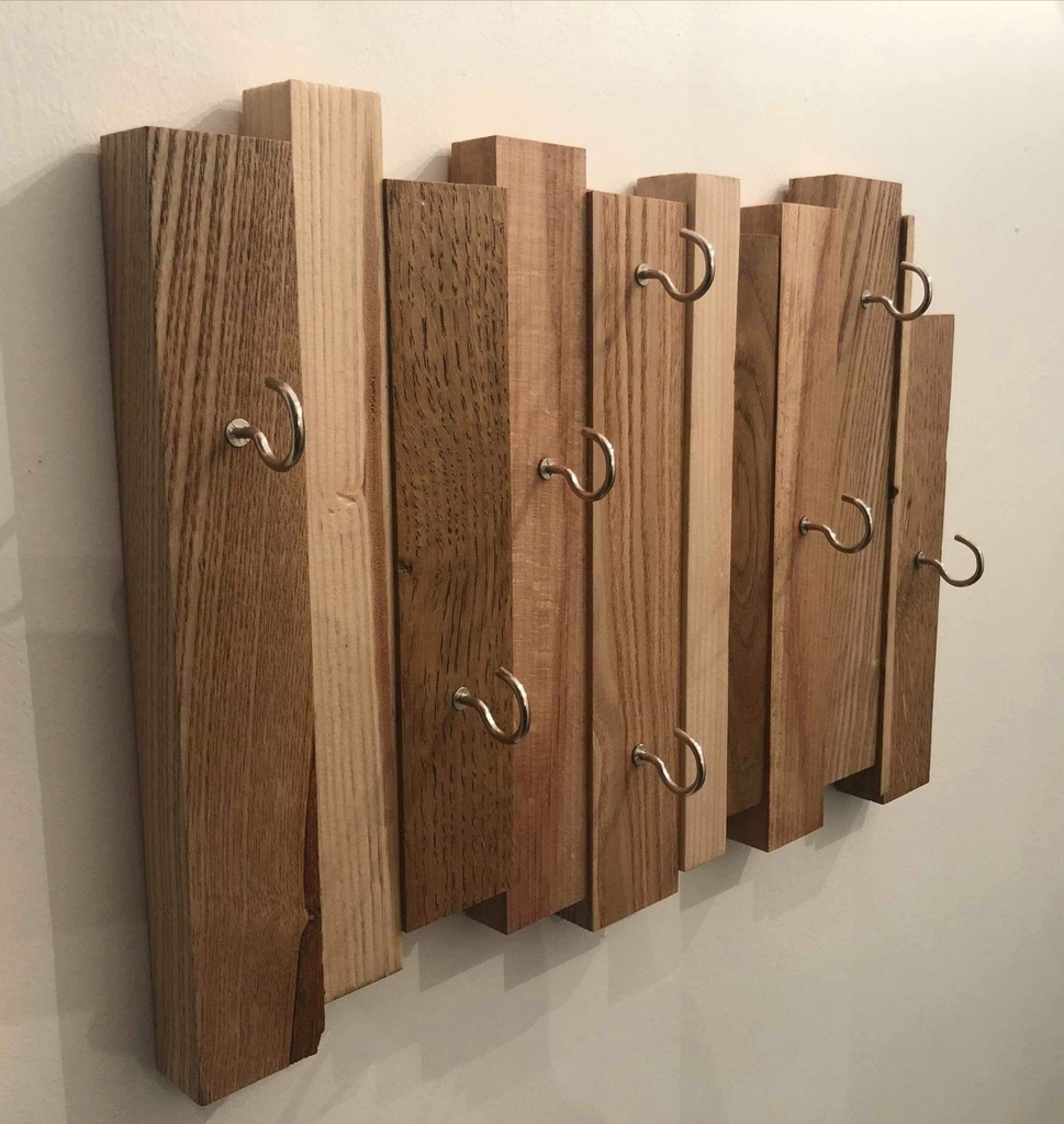 Porte clé mural design en bois