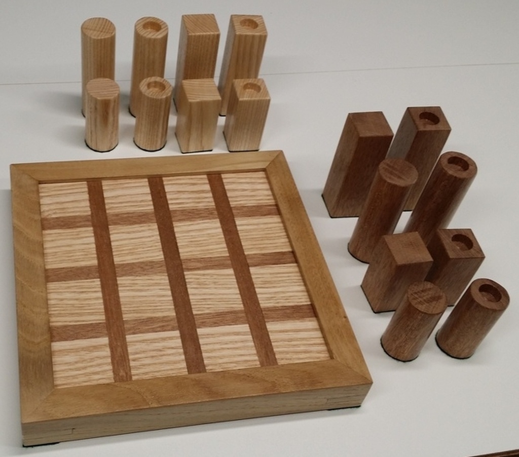 Fabrication d'un jeu de Quarto par domi49 sur L'Air du Bois