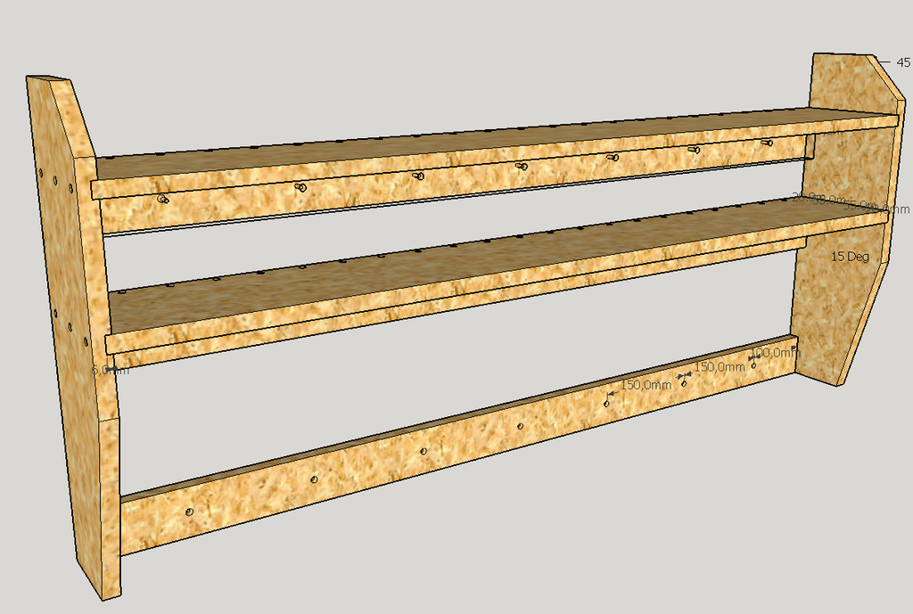 Petit support pour serre-joints à main - Bois passions et cie