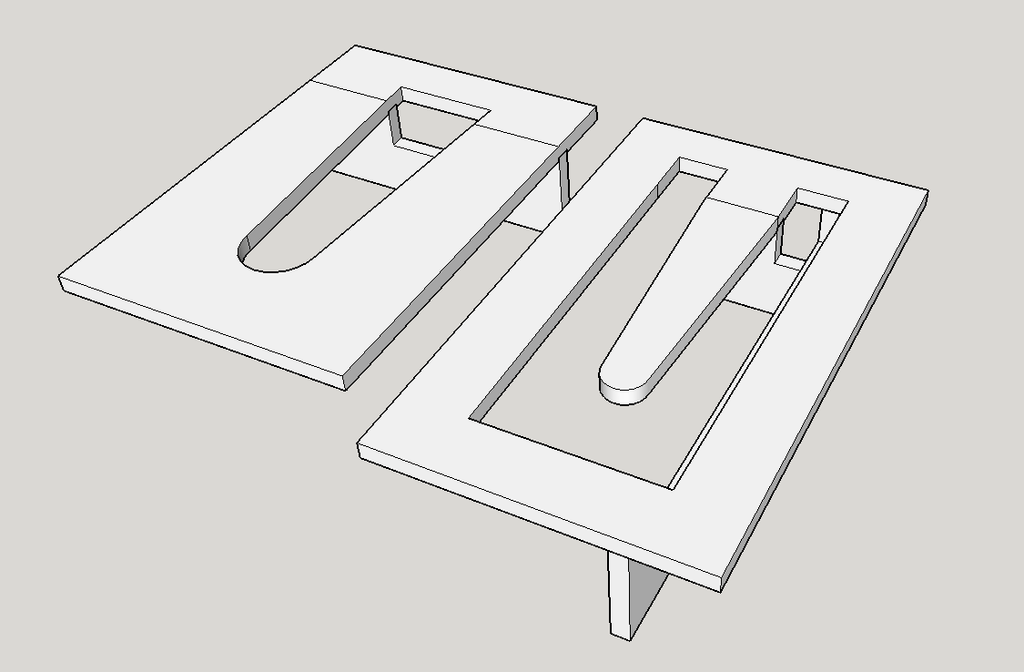 Gabarit pour assemblage à queue d'aronde largeur 450 mm