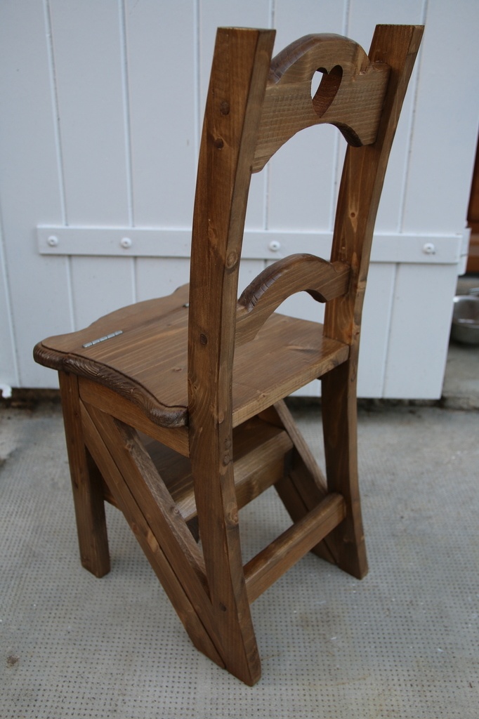 Chaise escabeau par timng8 sur L'Air du Bois