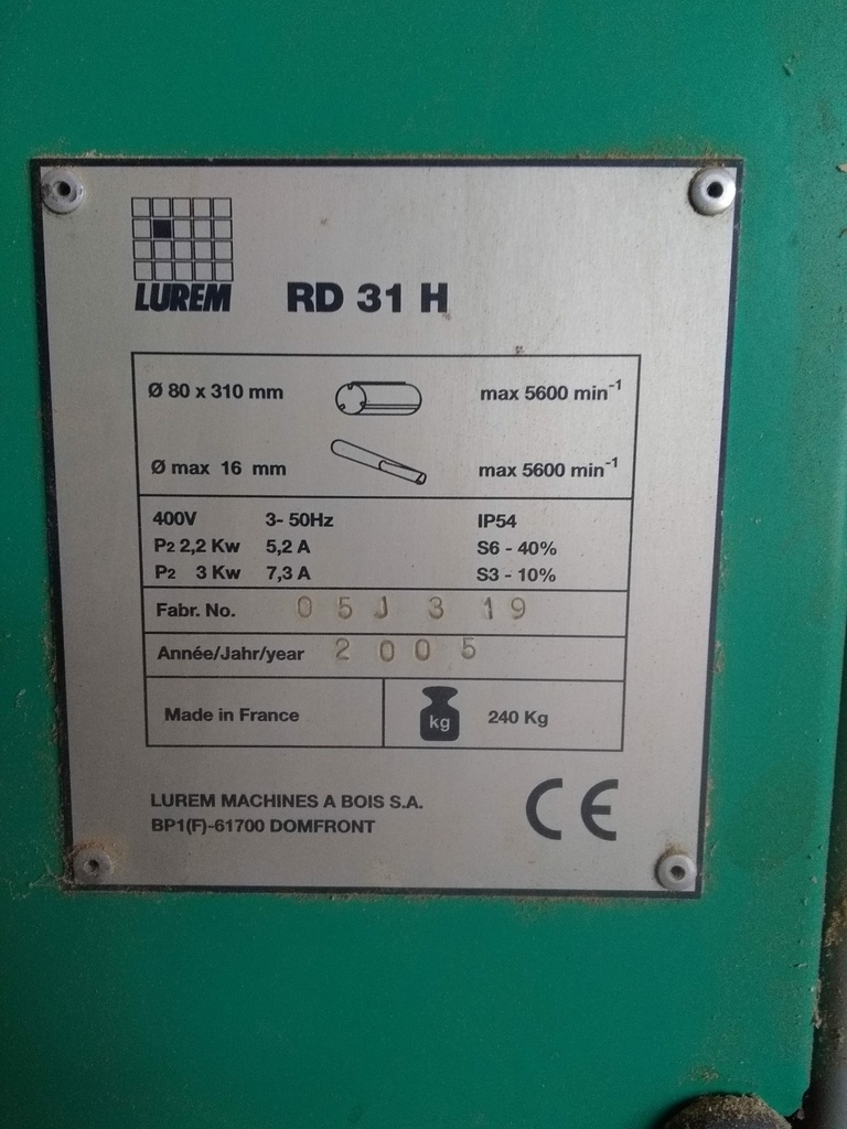 Combiné 5 opérations Lurem type C 310 SI