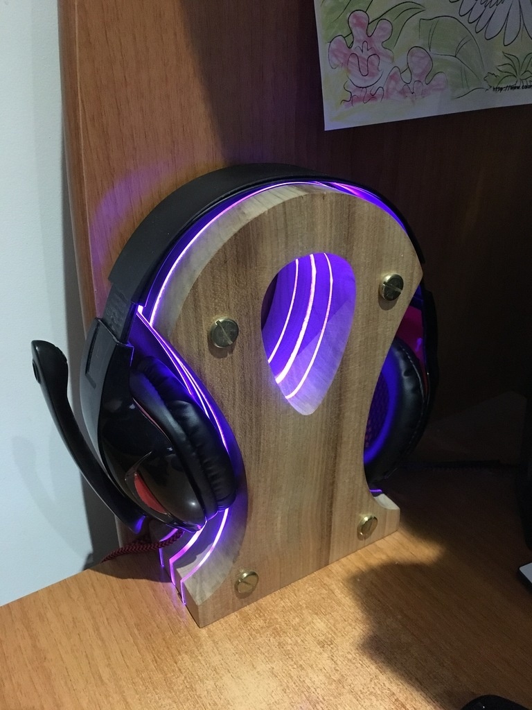 Support Casque Led