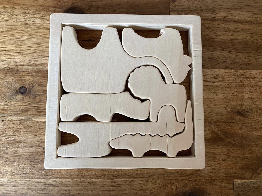 Puzzle animaux en bois