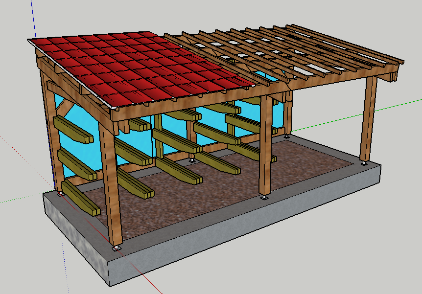 Plan] Abris bois par jp01 sur L'Air du Bois