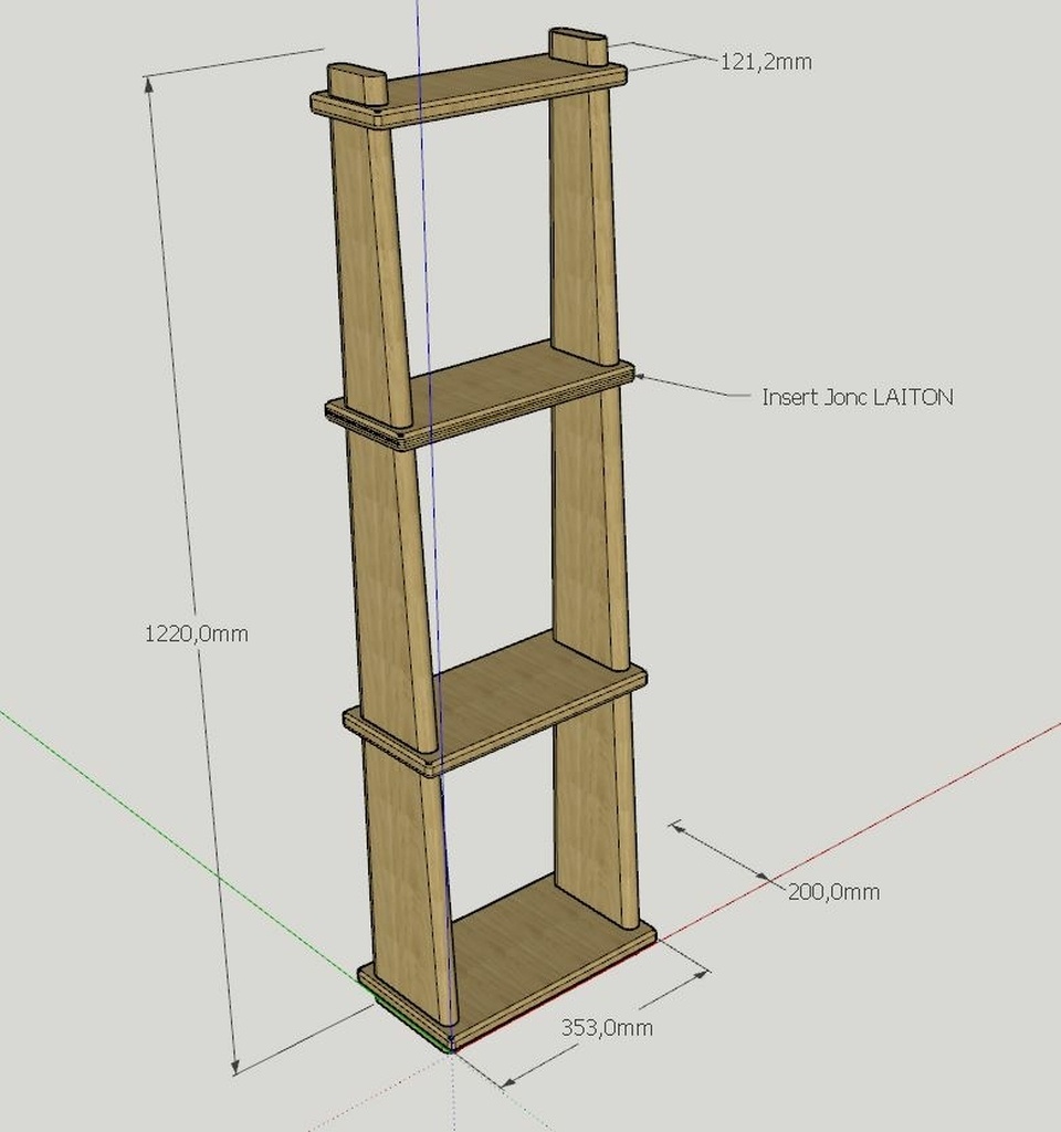 Tuto : une étagère sur mesure, sans clous, sans colle et sans vis