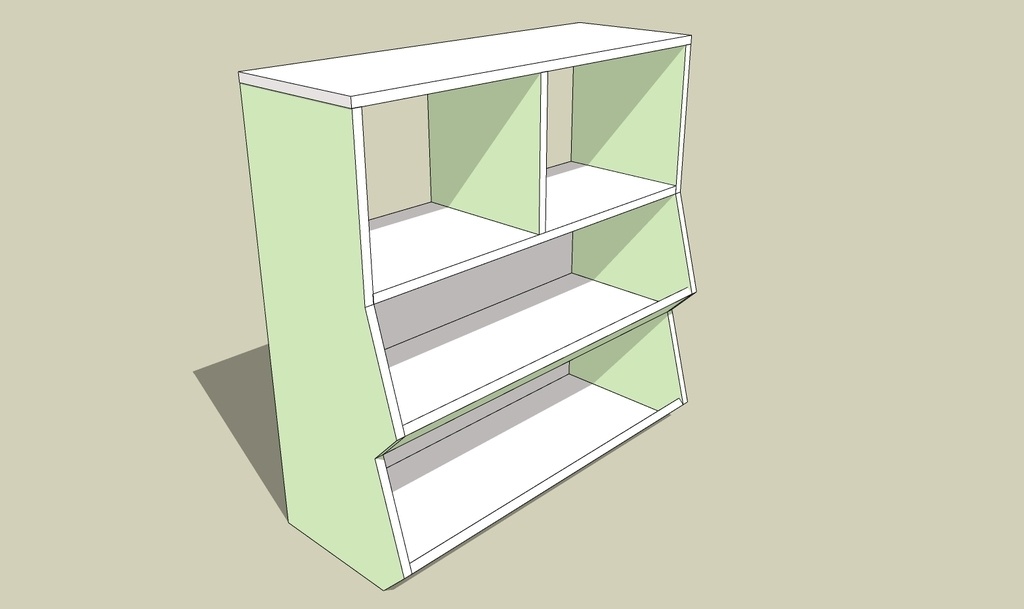 Meuble de rangement jouets par stamm0 sur L'Air du Bois