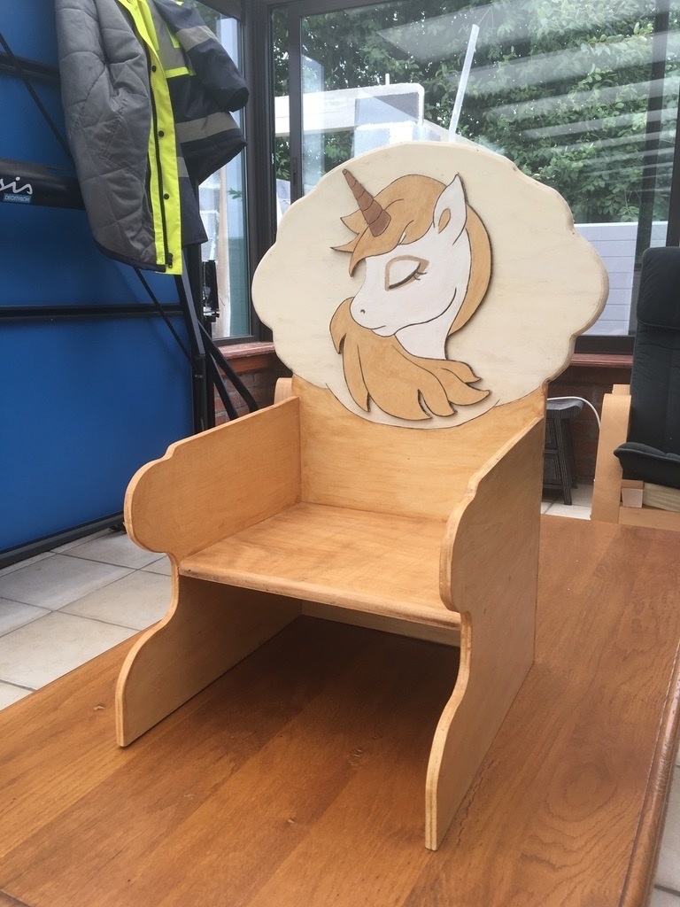 Fauteuil Licorne enfant par Phili62 sur L'Air du Bois