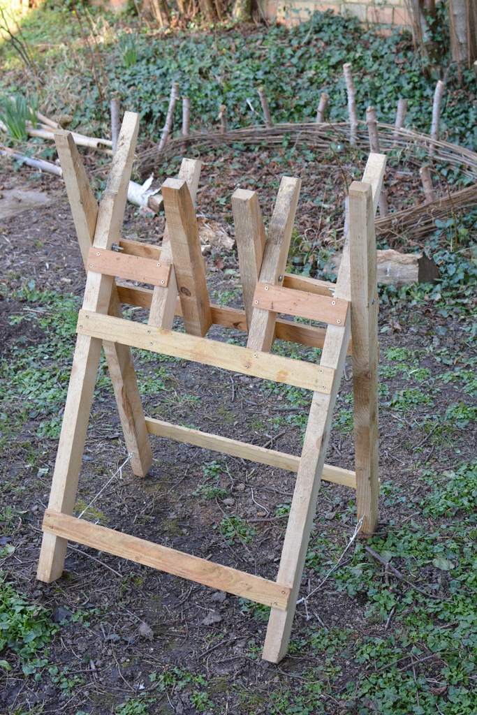 Chevalet de sciage en bois