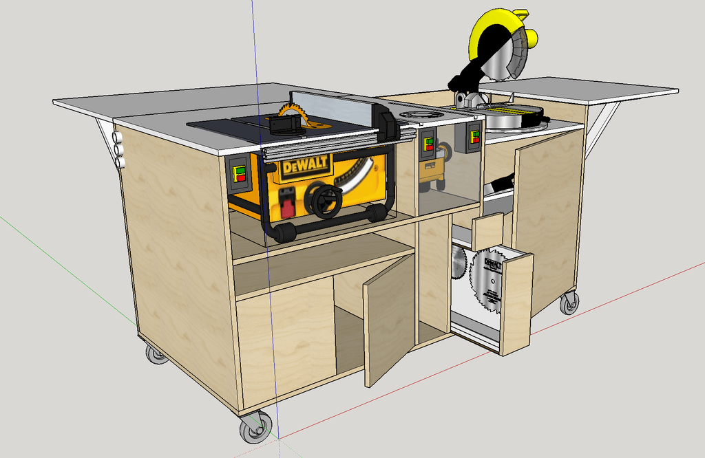 Installation table de défonceuses TRA001 Triton/planche à découper 