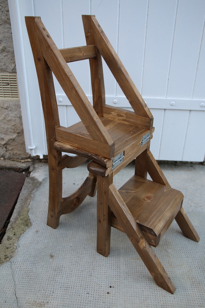 Chaise escabeau par timng8 sur L'Air du Bois