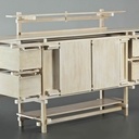 Gerrit Rietveld  'ELLING BUFFET',  , 1919   contreplaqué de hêtre et de hêtre, teinté et peint