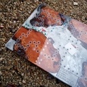 Jeu de toc en racine de merisier