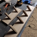 Patères à l'arrache