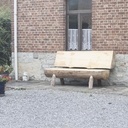 Un banc rustique