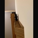 Porte coulissante avec roue de roller