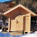 Petit chalet, abri de jardin, mazot en bois