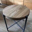 Petite table bois métal