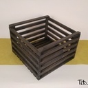 Bac à linge sur roulettes