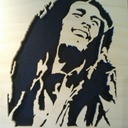 Portrait de bob marley