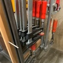 Râtelier à serre-joints