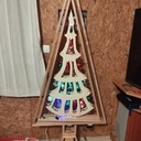 Sapin de Noël rotatif