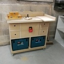 Meuble de défonceuse