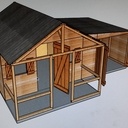 Papa dessine nous une cabane