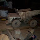 Wooden caterpillar 795 Dumper
