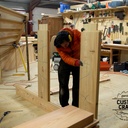 Réalisation d'une porte de grange