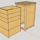 Meuble perceuse d'établi