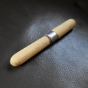 Stylo en olivier et aluminium