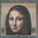 Marqueterie - Mona Lisa - 35cm x 35cm