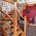 Escalier un quart tournant