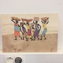 Marqueterie thème Africain