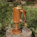 Chope à pied en hêtre