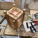 Lampe d’inspiration japonaise