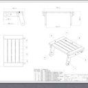 Banc transformable en table