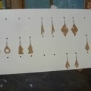 Boucles d'oreilles en bois