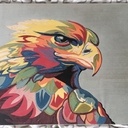 Marqueterie aigle Royal