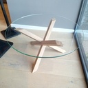 Table basse tréteaux de Buenos-Aires